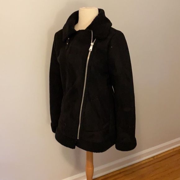 Faux suede moto jacket - Picture 3 of 7